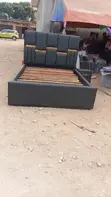 Quality Double Bed Frame with Side Drawer - 2
