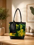 Luxury Tote Bag - Multicolor African Pattern - 2