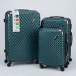 Plastic Suitcase 3-in-1 Set (4-Round Wheels) - 2