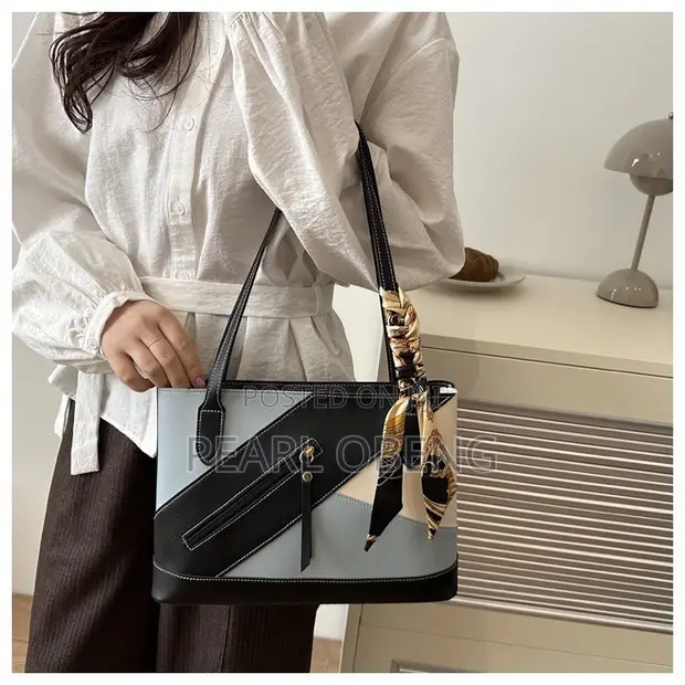 Ladies Blue Tote Bag - 1