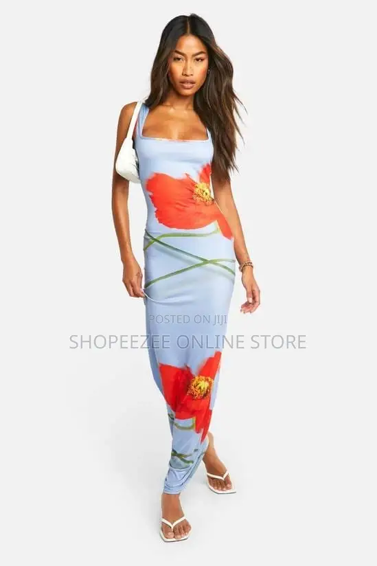 Super Soft Floral Maxi Dress - 1