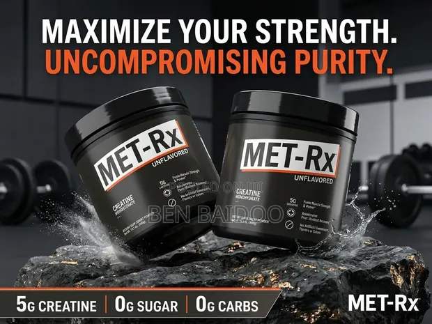 MET-Rx Creatine Monohydrate Powder (0g Sugar) - 1
