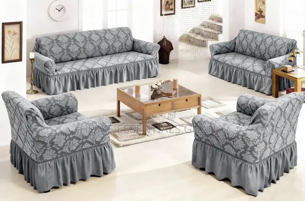 Skirt-Type Sofa Covers - Elegant & Comfortable - 1