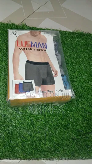 Lusman Men's 3-in-1 Boxer Shorts - Medium