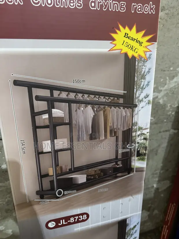 Heavy-Duty Metallic Clothes Hanger - 1