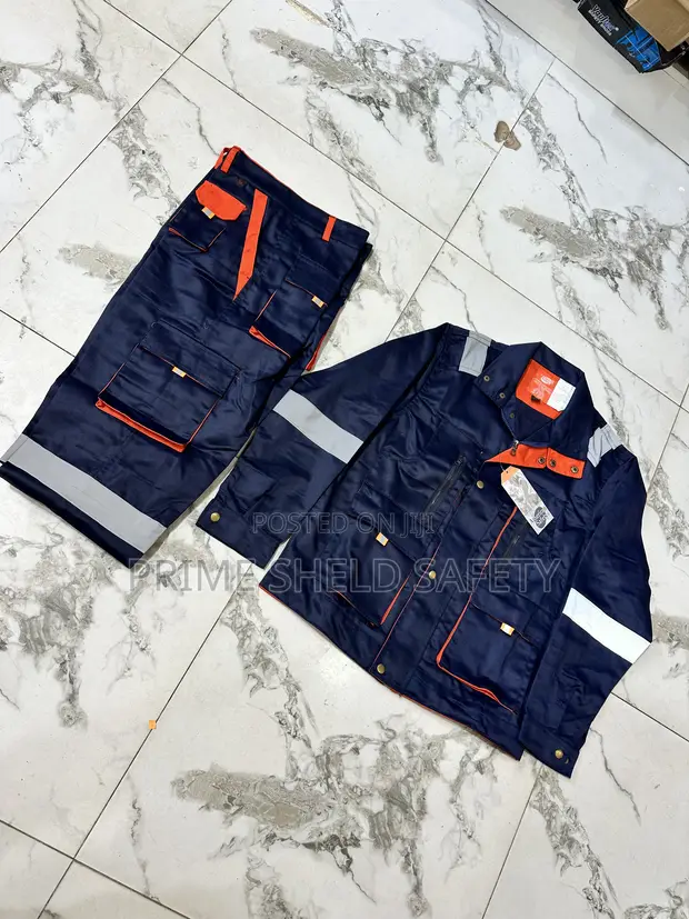 Reflective Safety Jacket & Work Trousers - 1