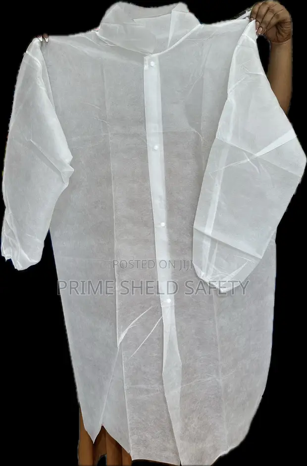 Disposable Lab Coat - White - 1