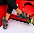 Platform Black Sandals - 1