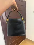 Alba Handbags - Medium Black Leather Handbag - 3