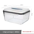 5L Large Movable Airtight Glass Container - 2