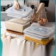 5L Large Movable Airtight Glass Container - 4