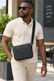High Quality Branded Leather Side/Shoulder Bag - 1