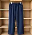 Relaxed-Fit High-Waisted Pleated Trousers - 2