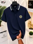 Branded Men's Cotton Piqué Polo Shirts - 5