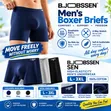 Men's Extended Leg Boxer Shorts (4pcs) - 1