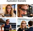 Smart Glasses with Camera & Bluetooth Translator (160 Languages) - 2