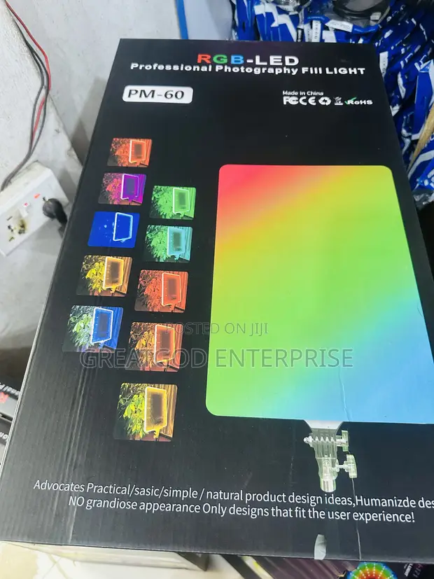 PM-60 RGB LED Professional Photography Fill Light - 1