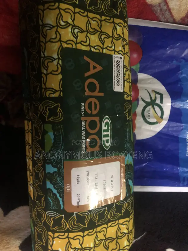 GTP Adepa Finest Real Wax Print Fabric - 6 Yards - 1