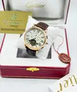 Cartier Automatic Intricate Skeleton Dial Watch - 4