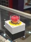 Emergency Stop Push Button with Protective Cover - 1