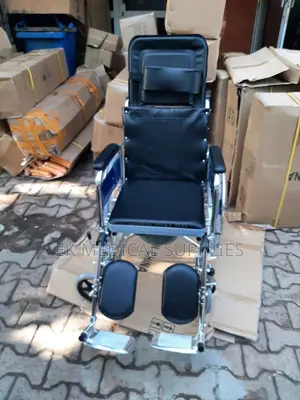 Commode Wheelchair (Long Back)