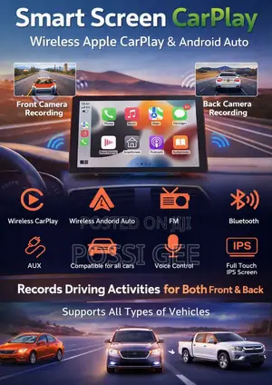 Smart Car Play with Wireless CarPlay & Android Auto