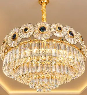3-Color LED Chandelier (6 Lights)