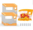 BPA-Free Reusable Food Storage Vacuum Bags (10 Pieces) - 2