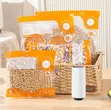 BPA-Free Reusable Food Storage Vacuum Bags (10 Pieces) - 3