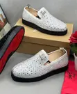 Christian Louboutin Slip-on Loafer with Cutout Pattern - 2