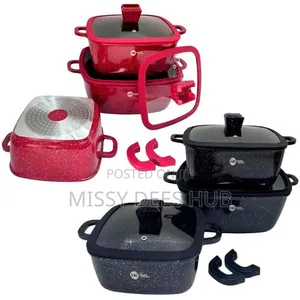 HK 8-Piece Die-Cast Aluminum Cookware Set