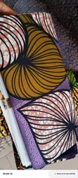 African Print Fabric - 6 Yards - 4