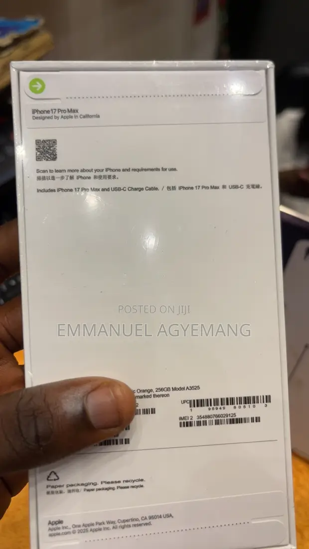 New Apple iPhone 17 Pro Max 256GB Orange - 1