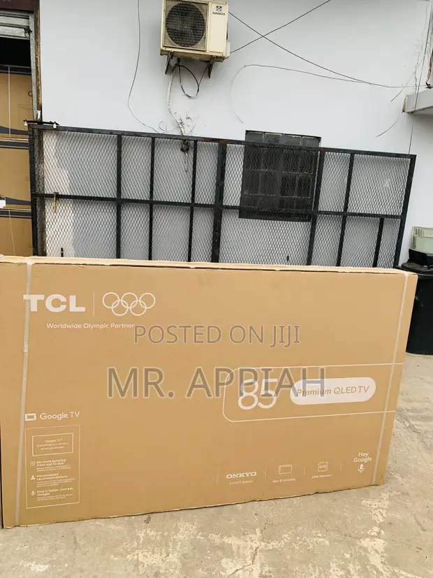 Durable Affordable TCL 85” QLED Smart TV (Black) 85P7L - 1