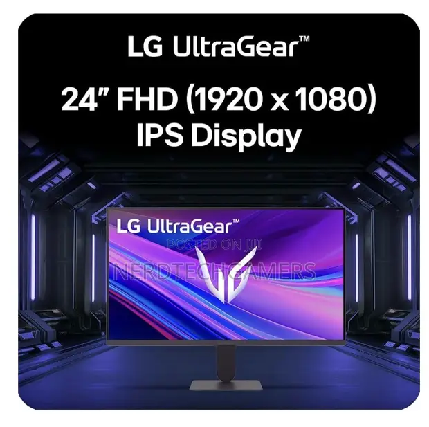 LG UltraGear 24" 144Hz FHD Gaming Monitor - 1