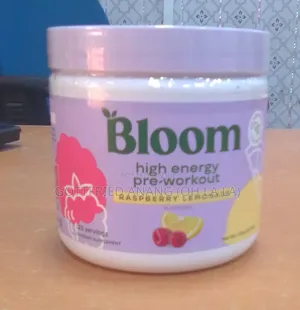 Bloom Raspberry Lemonade Pre-Workout Powder