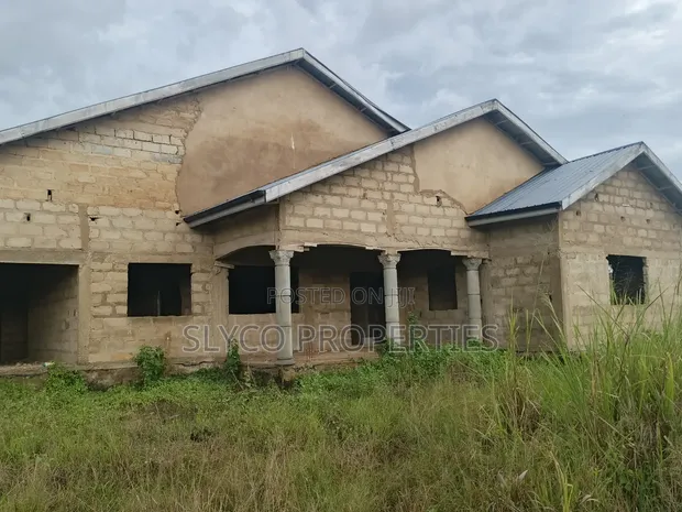 4-Bedroom Uncompleted House for Sale in FCB Estate, Koforidua - 1
