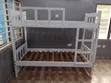 White Single Bunk Bed with Guard Rail - 2