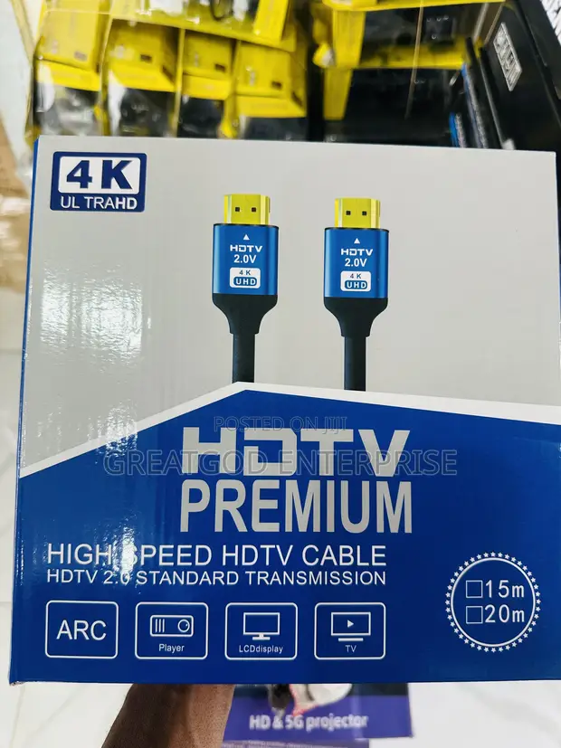 Premium High-Speed HDMI 2.0 Cable (20m) - 1