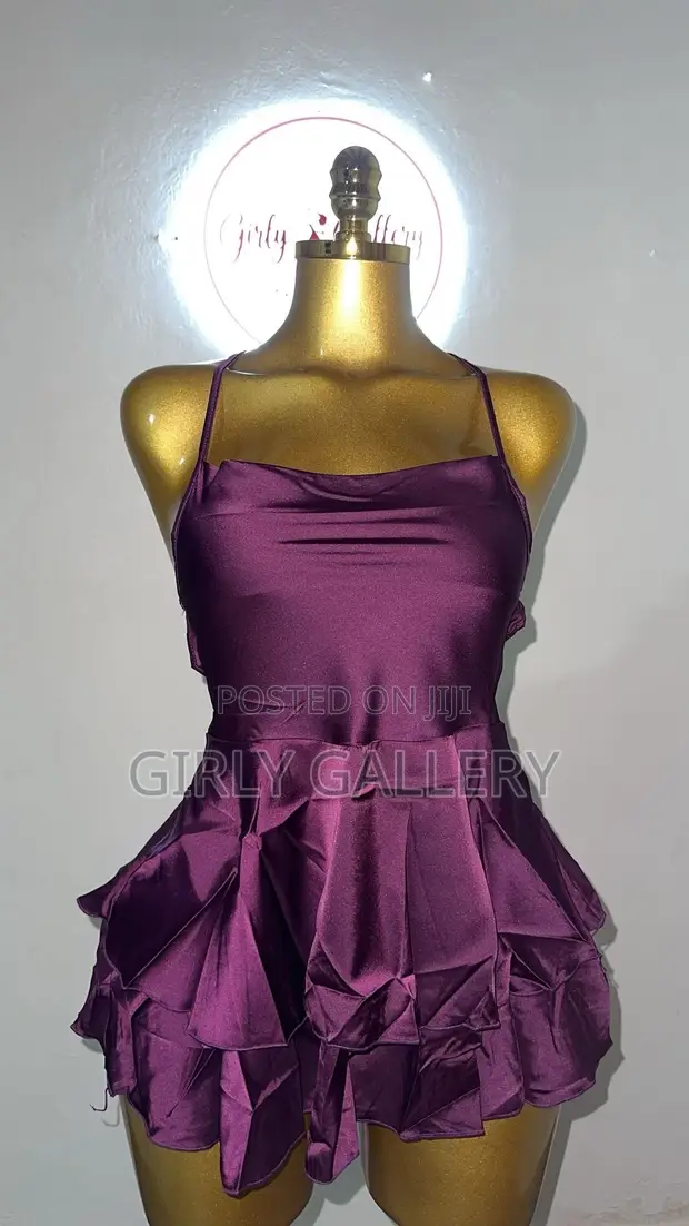 Sexy Silk Two Piece Lingerie Set - 1