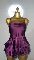 Sexy Silk Two Piece Lingerie Set - 1