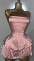 Sexy Silk Two Piece Lingerie Set - 4