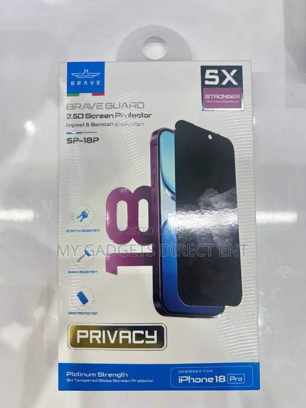 Brave Privacy iPhone 18 Pro Screen Protector - 1
