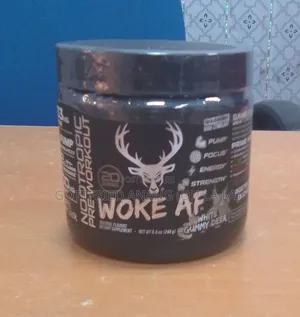 Woke AF High Stimulant Pre-Workout Powder