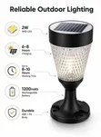 1200mAh Solar Bowl Light LED Decorative Garden Lamp - 3