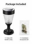 1200mAh Solar Bowl Light LED Decorative Garden Lamp - 4