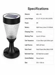 1200mAh Solar Bowl Light LED Decorative Garden Lamp - 5