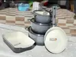 JLO Ceramic Nonstick Cookware Set - 5 Pieces - 1
