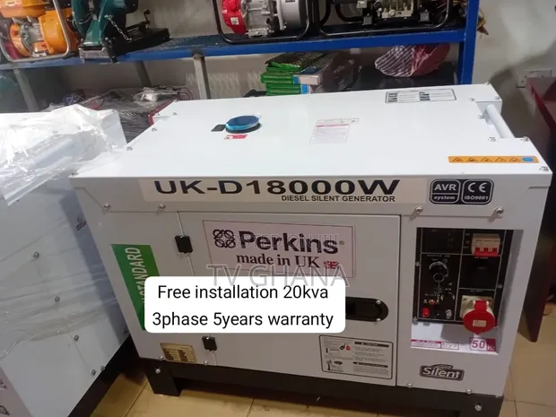 Brand New 20kVA Perkins 3-Phase Diesel Genset - 1