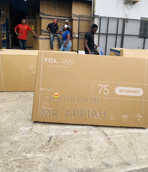 TCL 75" UHD 4K Smart Android TV - 1